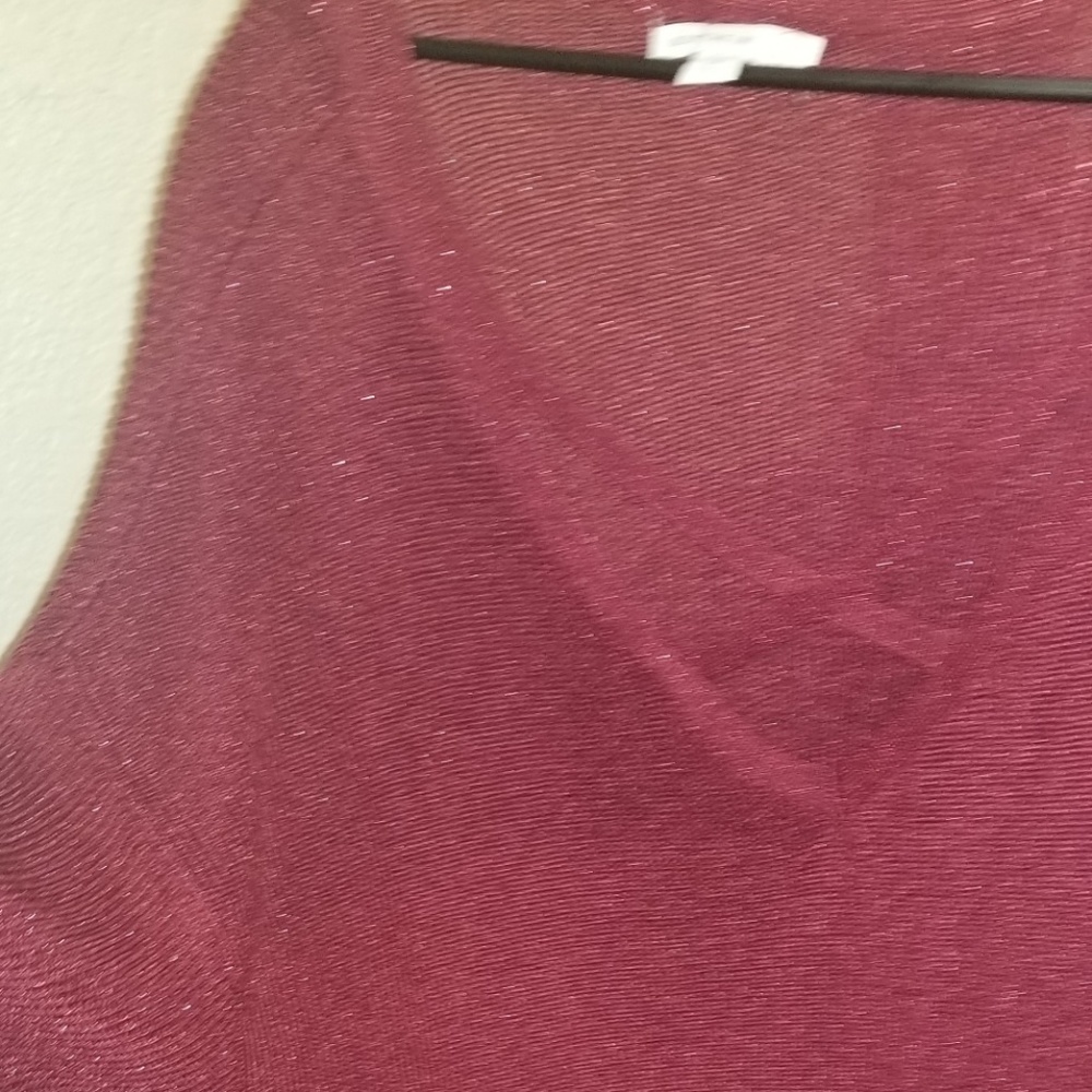 Red sparkly women's sweater- Dress barn